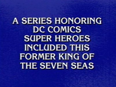Aquaman on Jeopardy