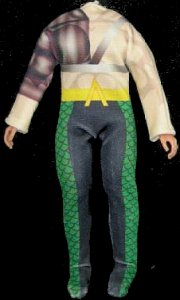Custom Mego PAD Aquaman Suit