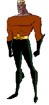 Animated Aquaman in Classic Costume