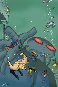 Cover to Justice League Unlimited #26