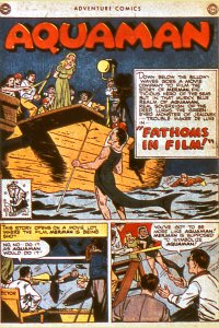 Adventure #113 Aquaman Splash Page