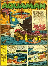 Adventure #121 Aquaman Splash Page