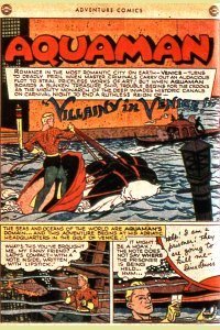 Adventure #123 Aquaman Splash Page