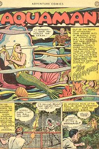 Adventure #132 Aquaman Splash Page