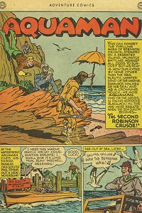 Adventure #143 Aquaman Splash Page