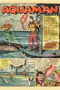 Adventure #145 Aquaman Splash Page