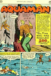 Adventure #147 Aquaman Splash Page