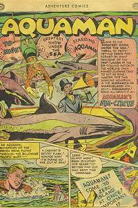 Adventure #154 Aquaman Splash Page
