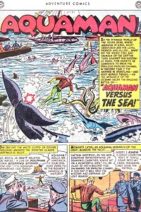 Adventure #156 Aquaman Splash Page