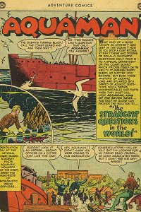 Adventure #164 Aquaman Splash Page