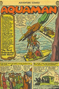 Adventure #173 Aquaman Splash Page