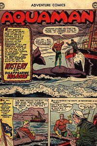 Adventure #175 Aquaman Splash Page