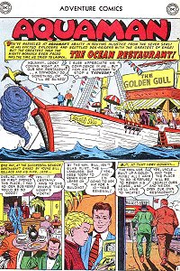 Adventure #182 Aquaman Splash Page