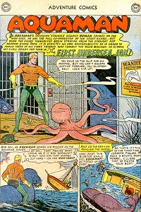 Adventure #183 Aquaman Splash Page