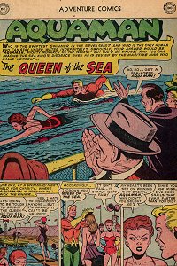 Adventure #187 Aquaman Splash Page