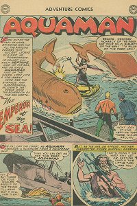 Adventure #205 Aquaman Splash Page