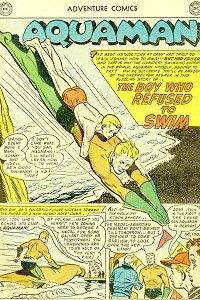 Adventure #221 Aquaman Splash Page