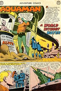 Adventure #251 Aquaman Splash Page