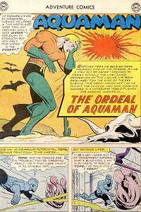 Adventure #256 Aquaman Splash Page