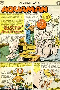 Adventure #263 Aquaman Splash Page