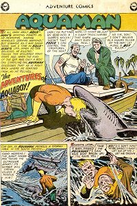 Adventure #268 Aquaman Splash Page