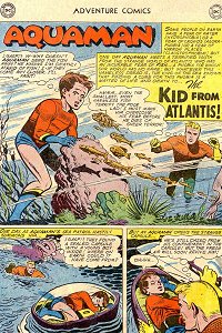 Adventure #269 Aquaman Splash Page