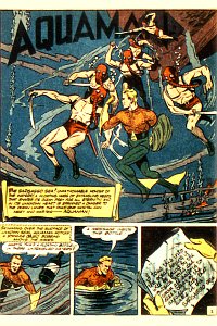 More Fun #78 Aquaman Splash Page