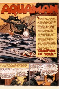 More Fun #96 Aquaman Splash Page
