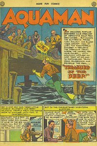More Fun #98 Aquaman Splash Page