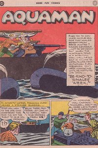 More Fun #105 Aquaman Splash Page